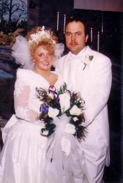 Paulette and Timothy on their wedding day.